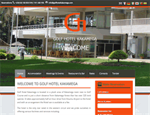 Tablet Screenshot of golfhotelkakamega.com